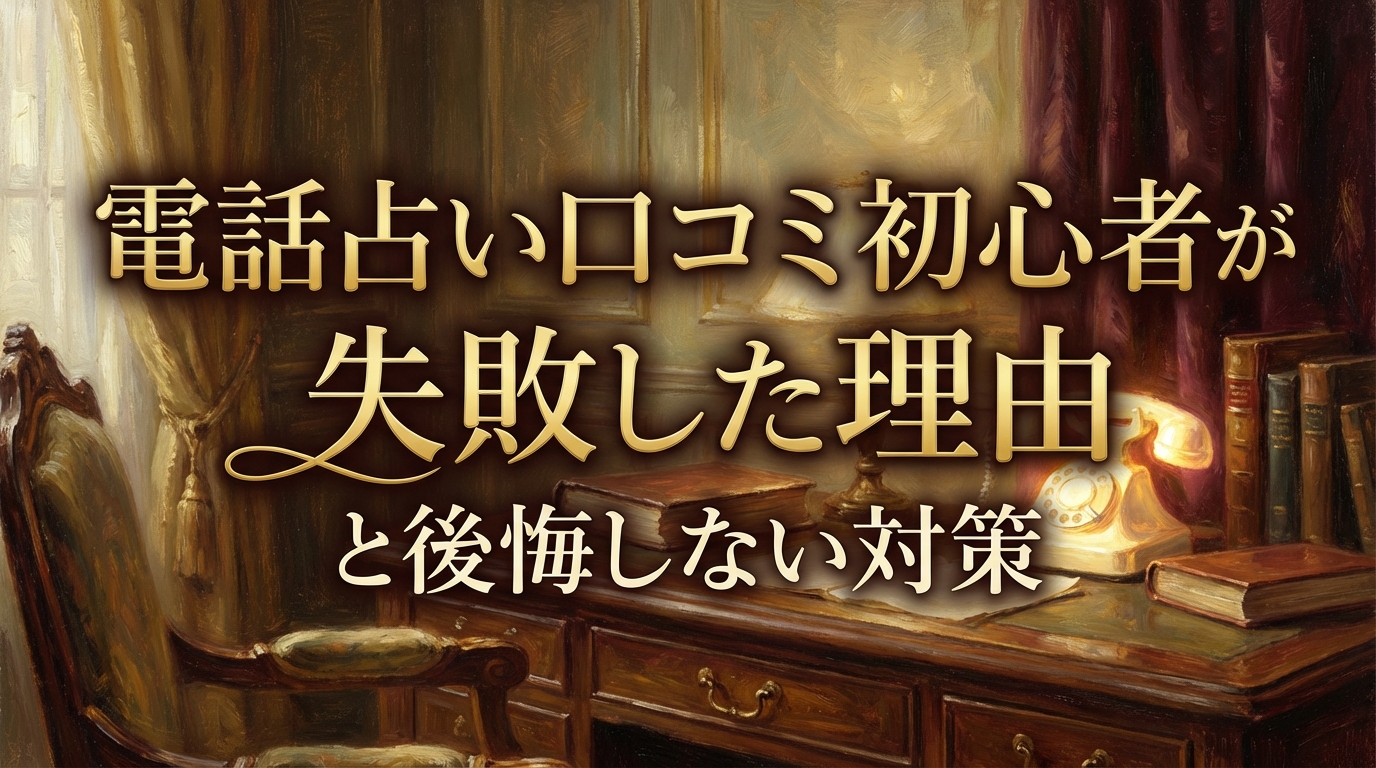 電話占い口コミ初心者が失敗した理由と後悔しない対策