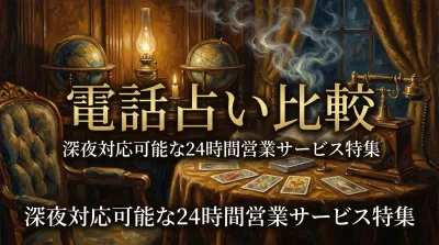 電話占い比較深夜対応可能な24時間営業サービス特集