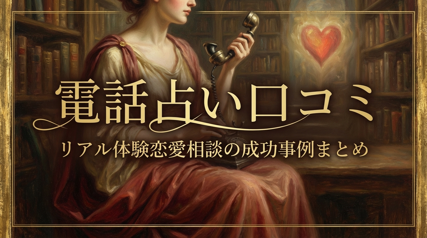電話占い口コミリアル体験恋愛相談の成功事例まとめ