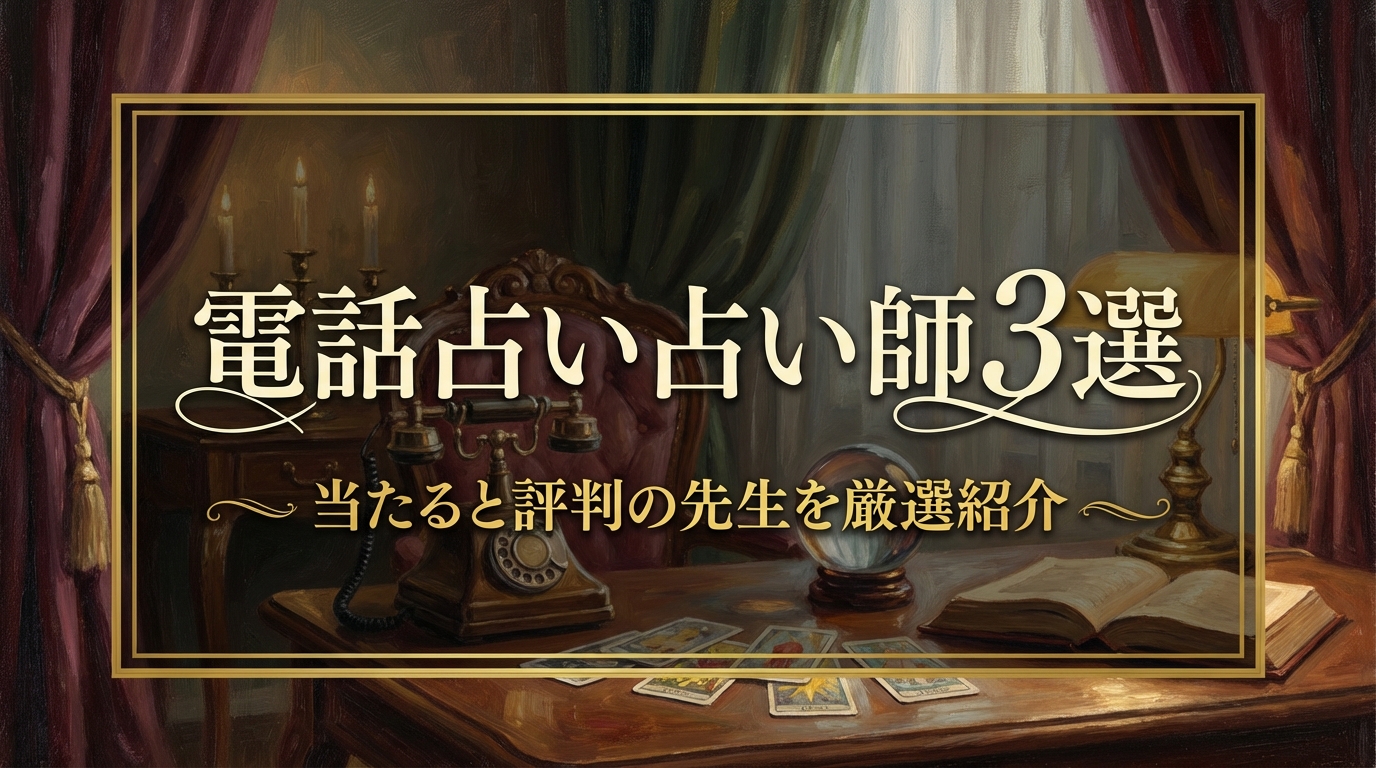 電話占い占い師3選当たると評判の先生を厳選紹介