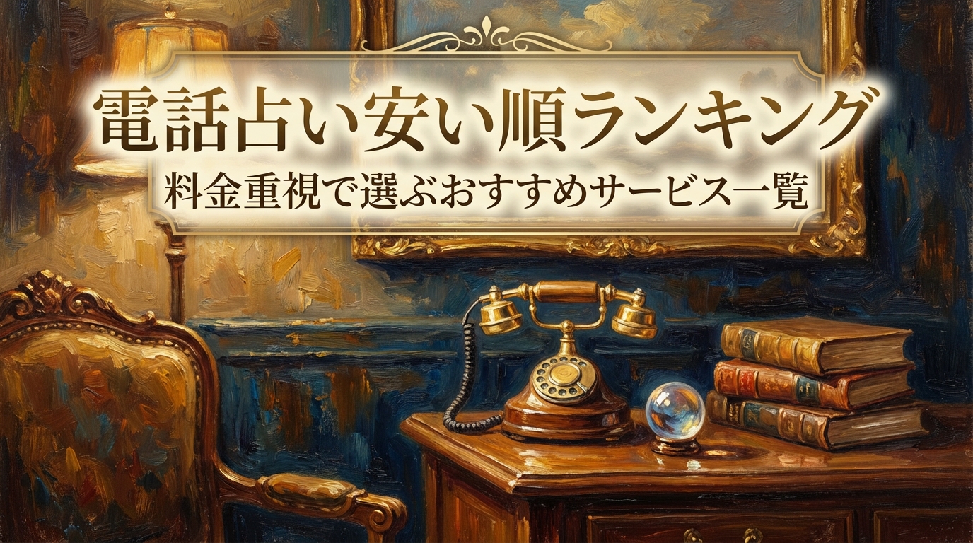 電話占い安い順ランキング料金重視で選ぶおすすめサービス一覧