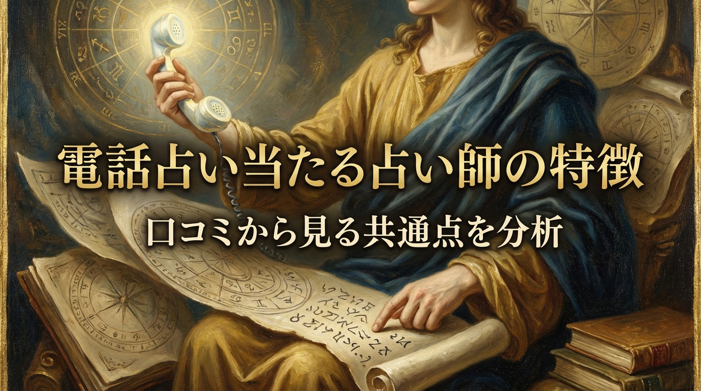 電話占い当たる占い師の特徴口コミから見る共通点を分析