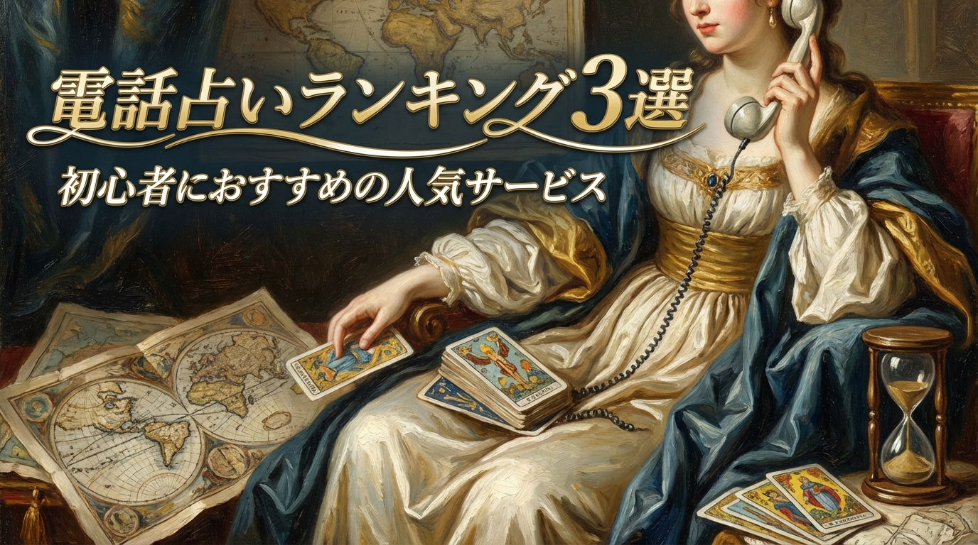 電話占いランキング3選初心者におすすめの人気サービス