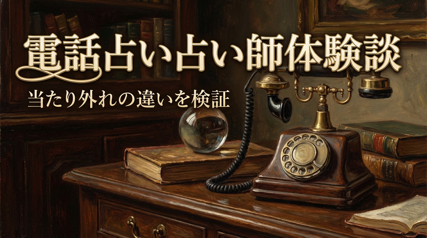 電話占い占い師体験談当たり外れの違いを検証