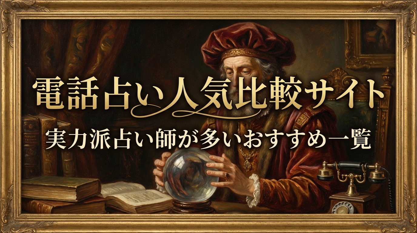電話占い人気比較サイト実力派占い師が多いおすすめ一覧