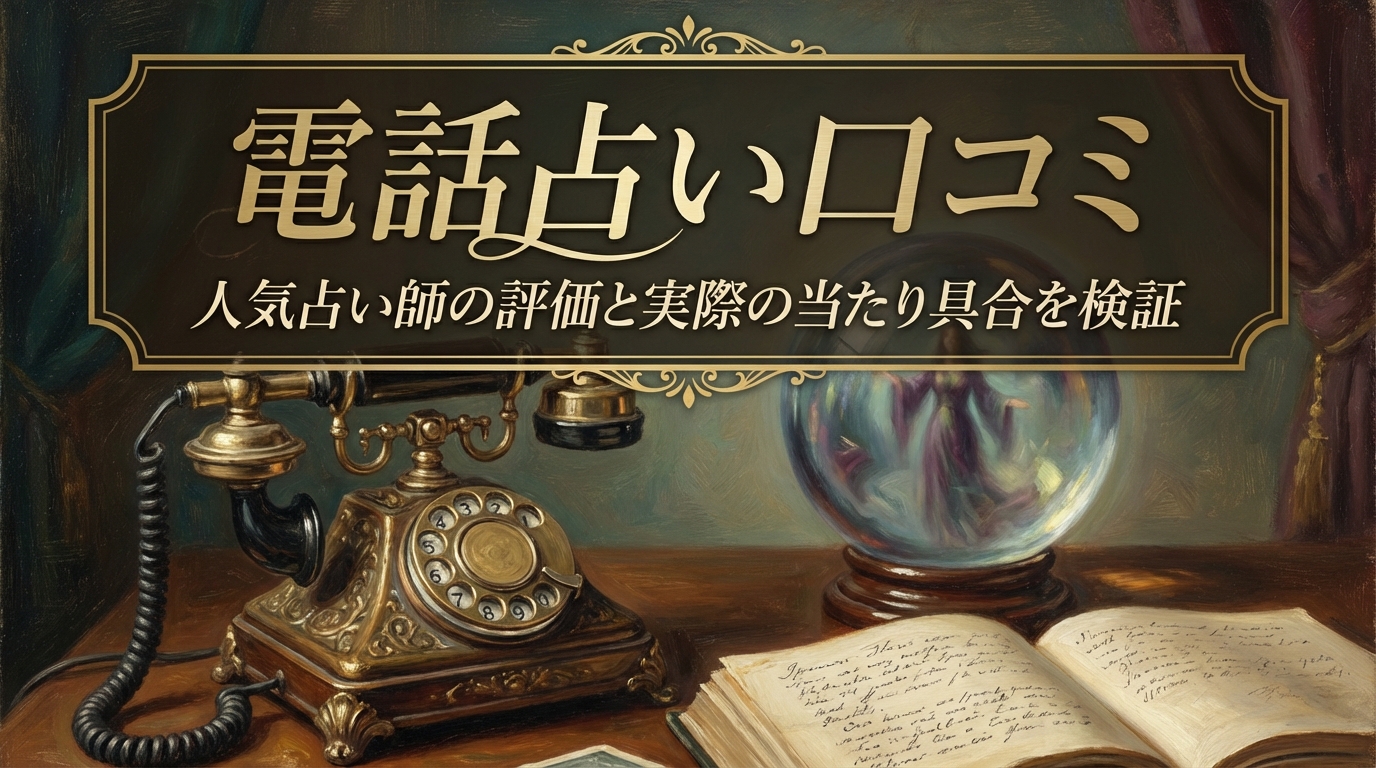 電話占い口コミ人気占い師の評価と実際の当たり具合を検証