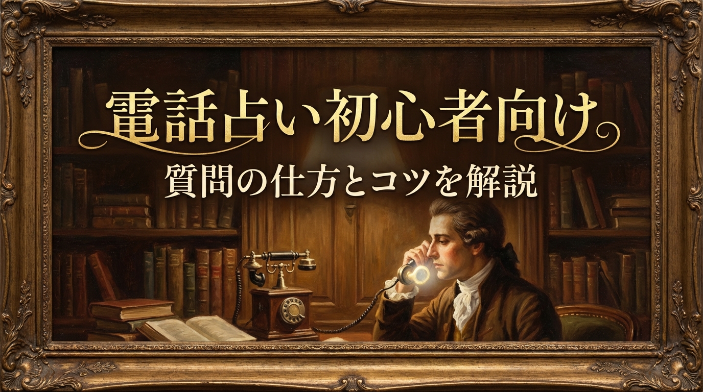 電話占い初心者向け質問の仕方とコツを解説