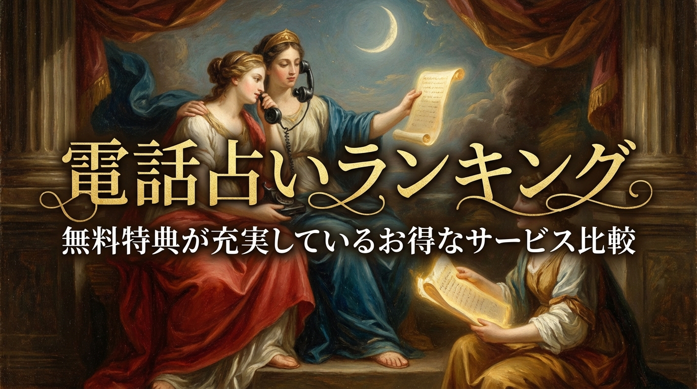 電話占いランキング無料特典が充実しているお得なサービス比較