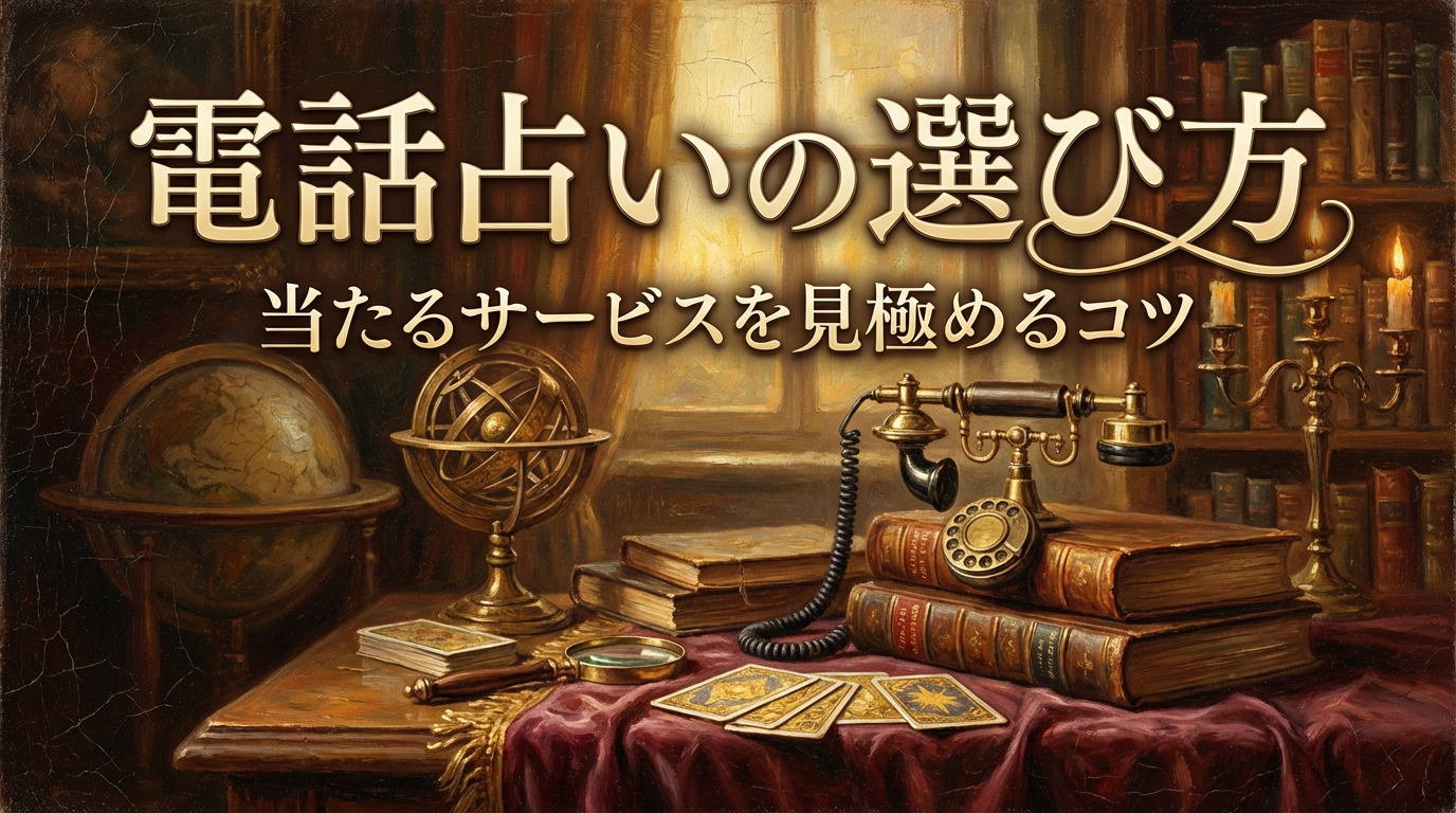 電話占いの選び方当たるサービスを見極めるコツ