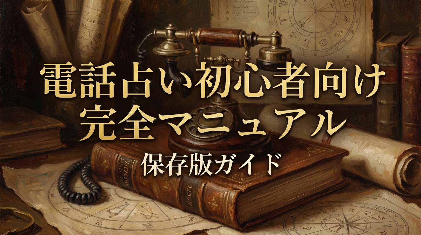 電話占い初心者向け完全マニュアル保存版ガイド