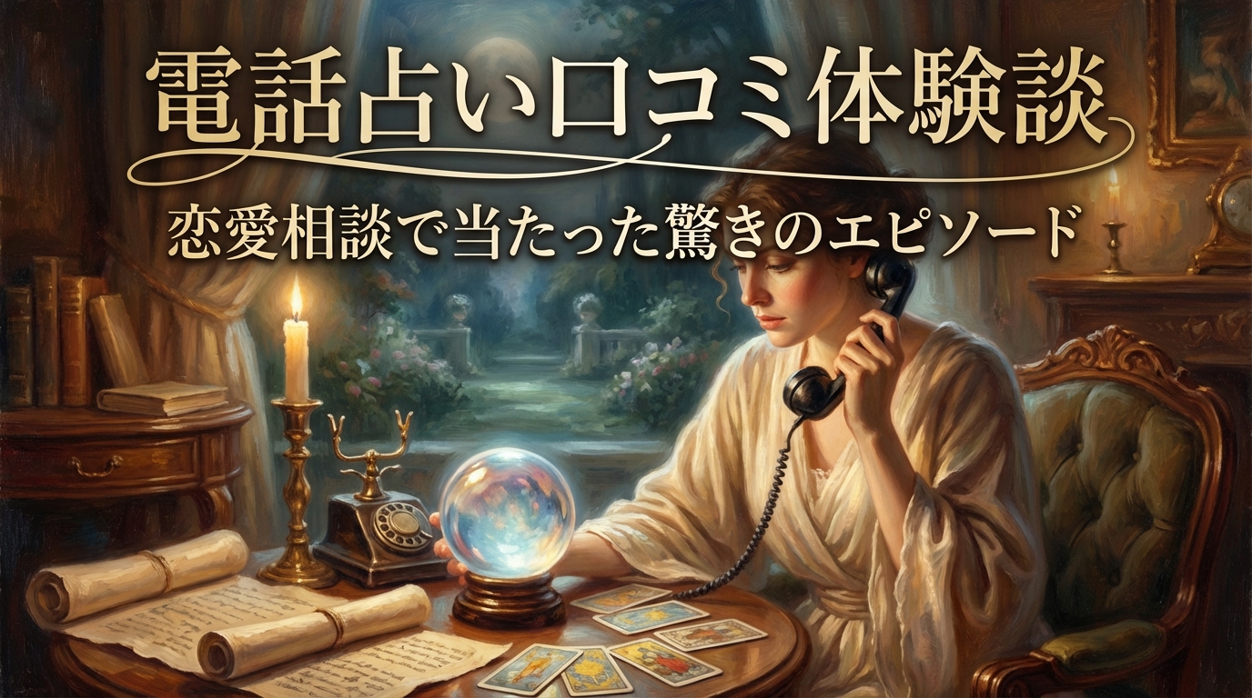 電話占い口コミ体験談恋愛相談で当たった驚きのエピソード