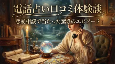 電話占い口コミ体験談恋愛相談で当たった驚きのエピソード