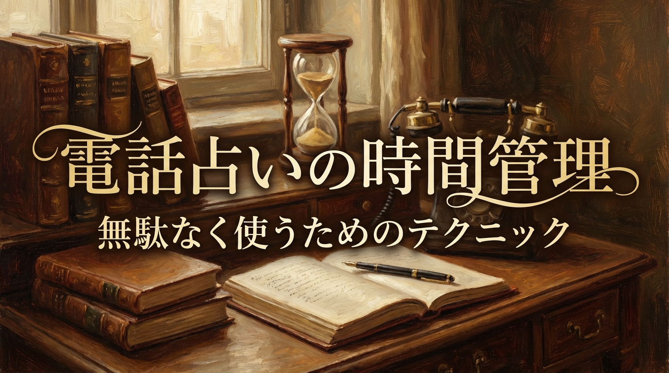 電話占いの時間管理無駄なく使うためのテクニック