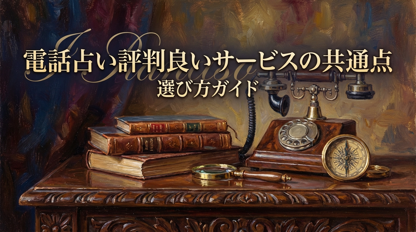 電話占い評判良いサービスの共通点と選び方ガイド
