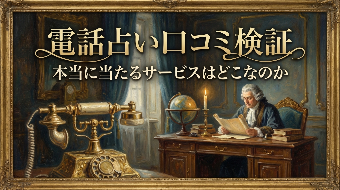 電話占い口コミ検証本当に当たるサービスはどこなのか
