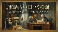 電話占い口コミ検証本当に当たるサービスはどこなのか