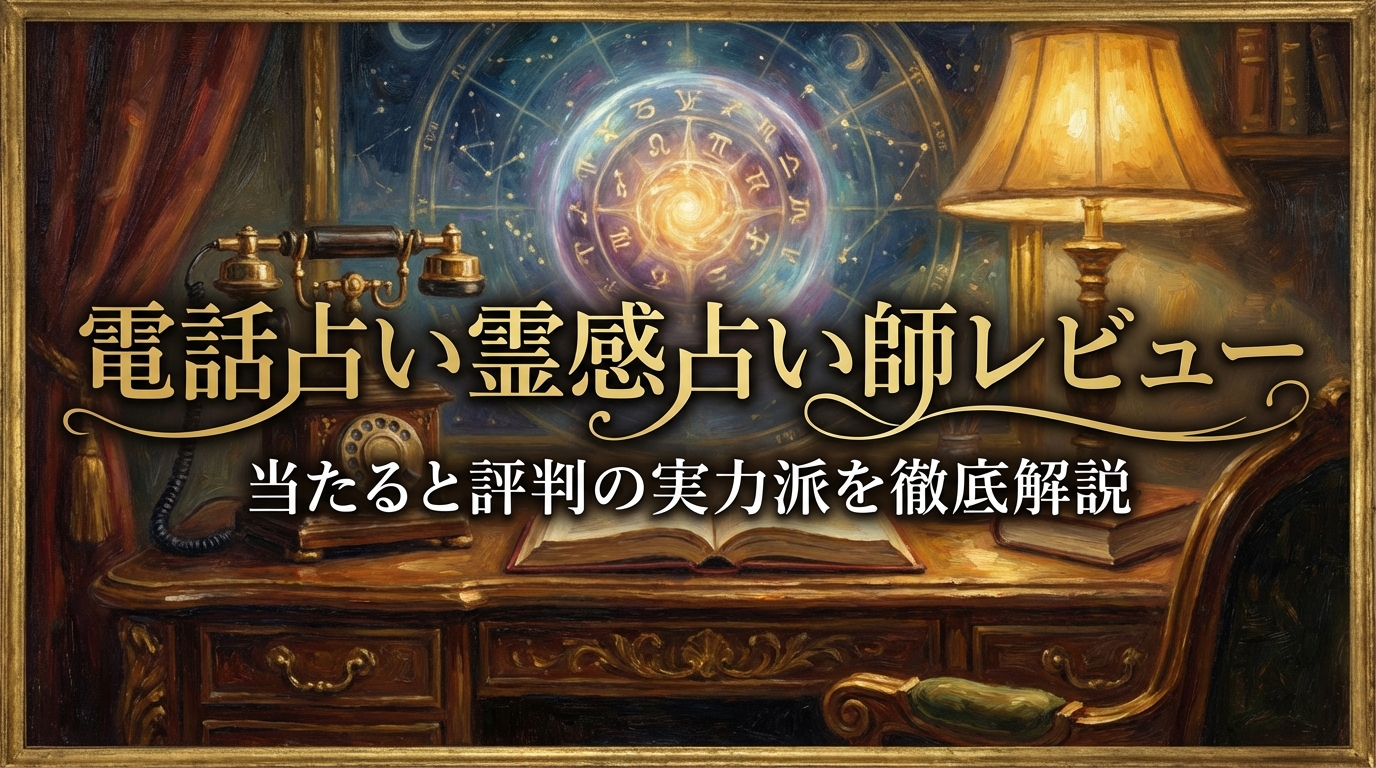 電話占い霊感占い師レビュー当たると評判の実力派を徹底解説