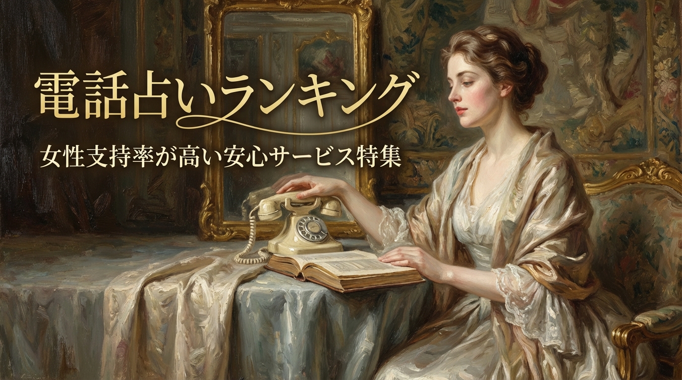 電話占いランキング女性支持率が高い安心サービス特集