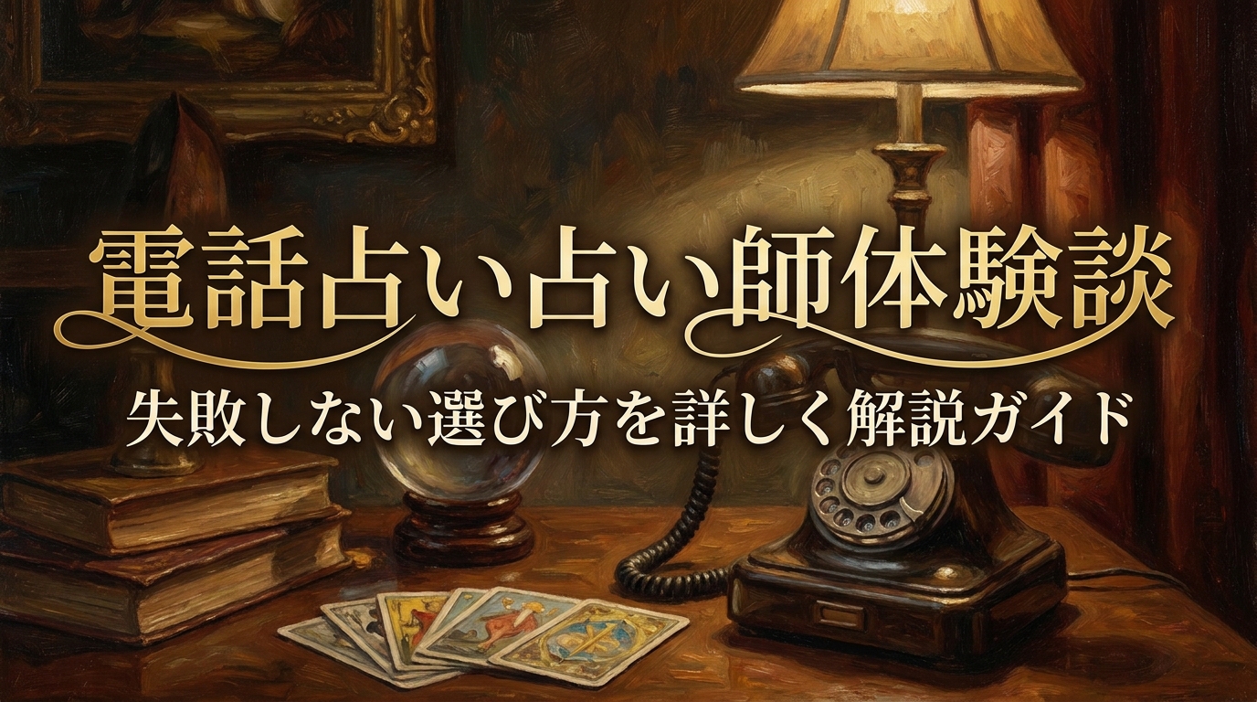 電話占い占い師体験談失敗しない選び方を詳しく解説ガイド