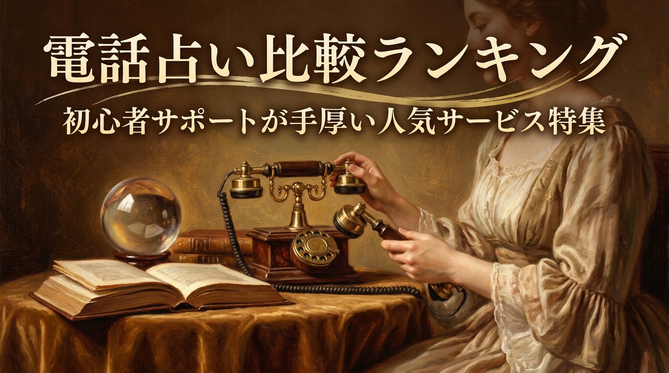 電話占い比較ランキング初心者サポートが手厚い人気サービス特集