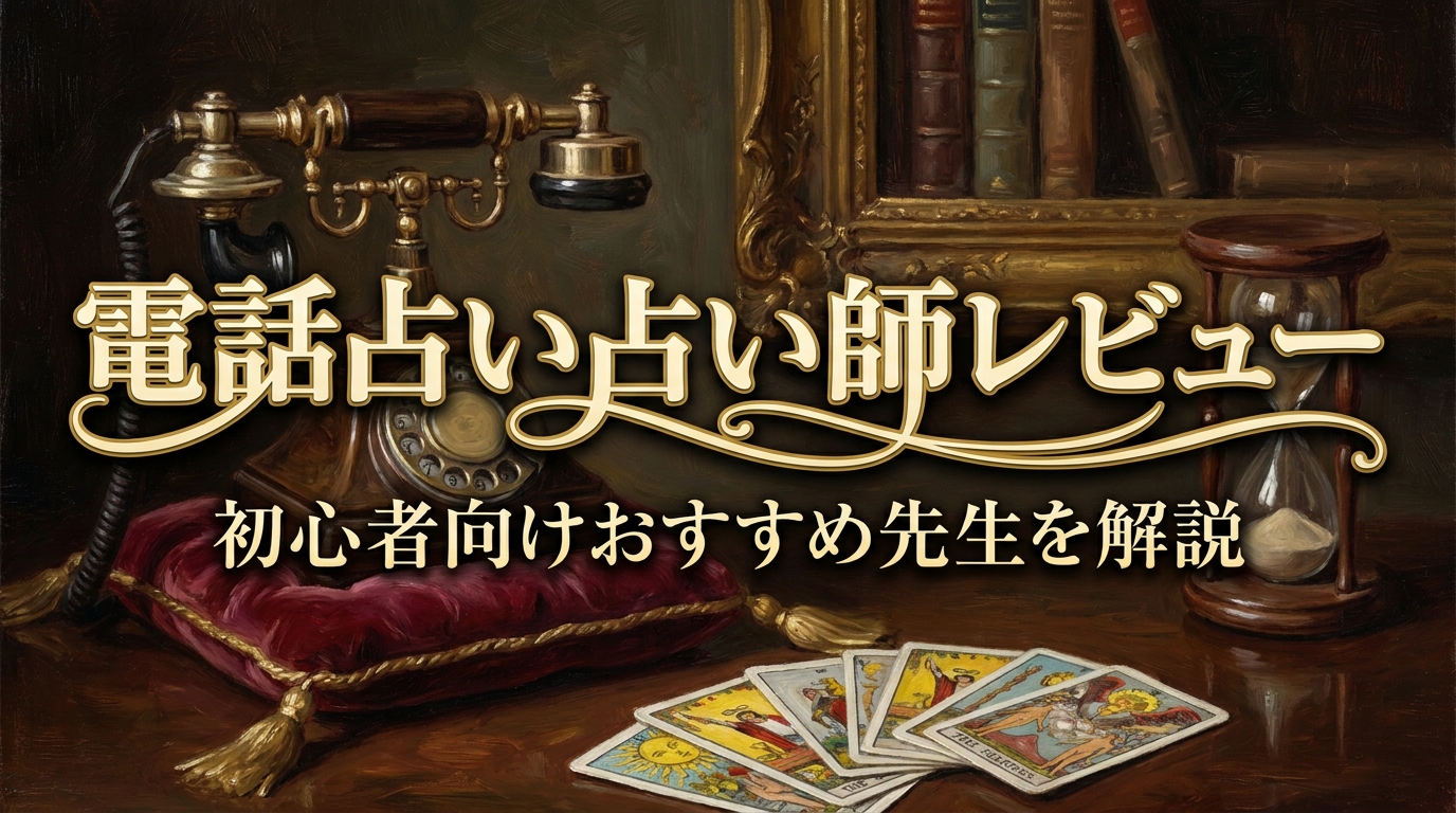 電話占い占い師レビュー初心者向けおすすめ先生を解説