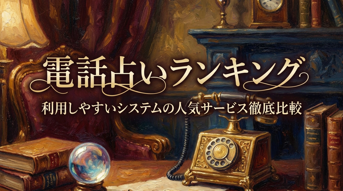 電話占いランキング利用しやすいシステムの人気サービス徹底比較