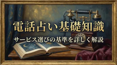 電話占い基礎知識サービス選びの基準を詳しく解説