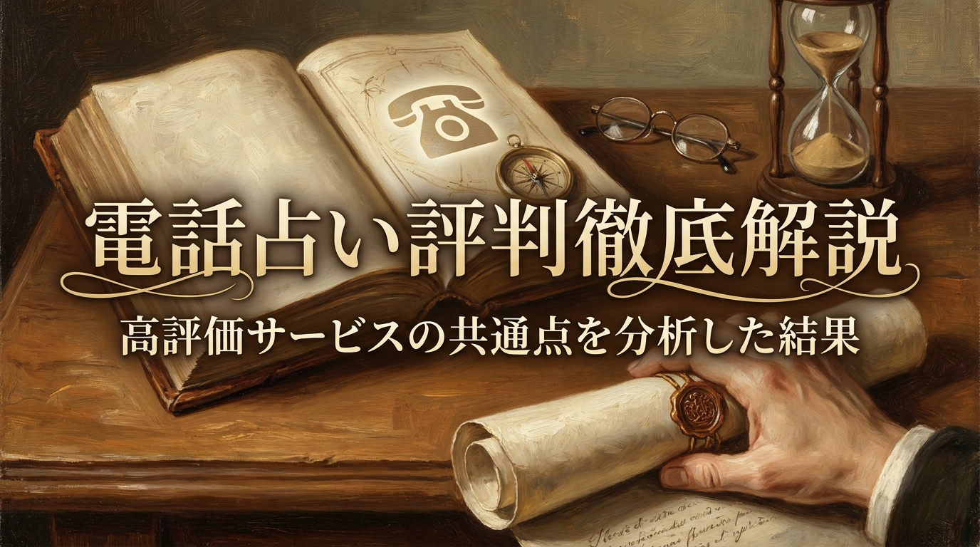 電話占い評判徹底解説高評価サービスの共通点を分析した結果