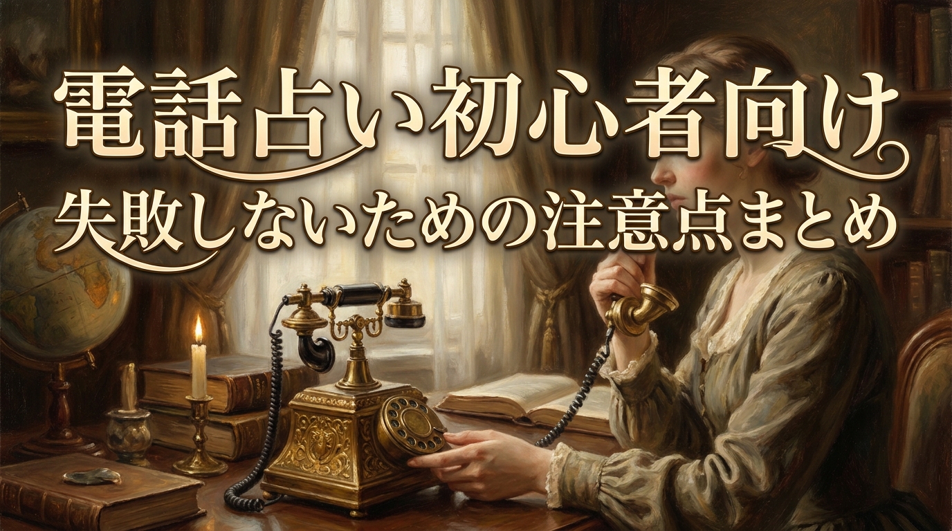 電話占い初心者向け失敗しないための注意点まとめ