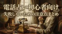 電話占い初心者向け失敗しないための注意点まとめ