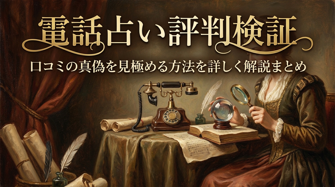 電話占い評判検証口コミの真偽を見極める方法を詳しく解説まとめ