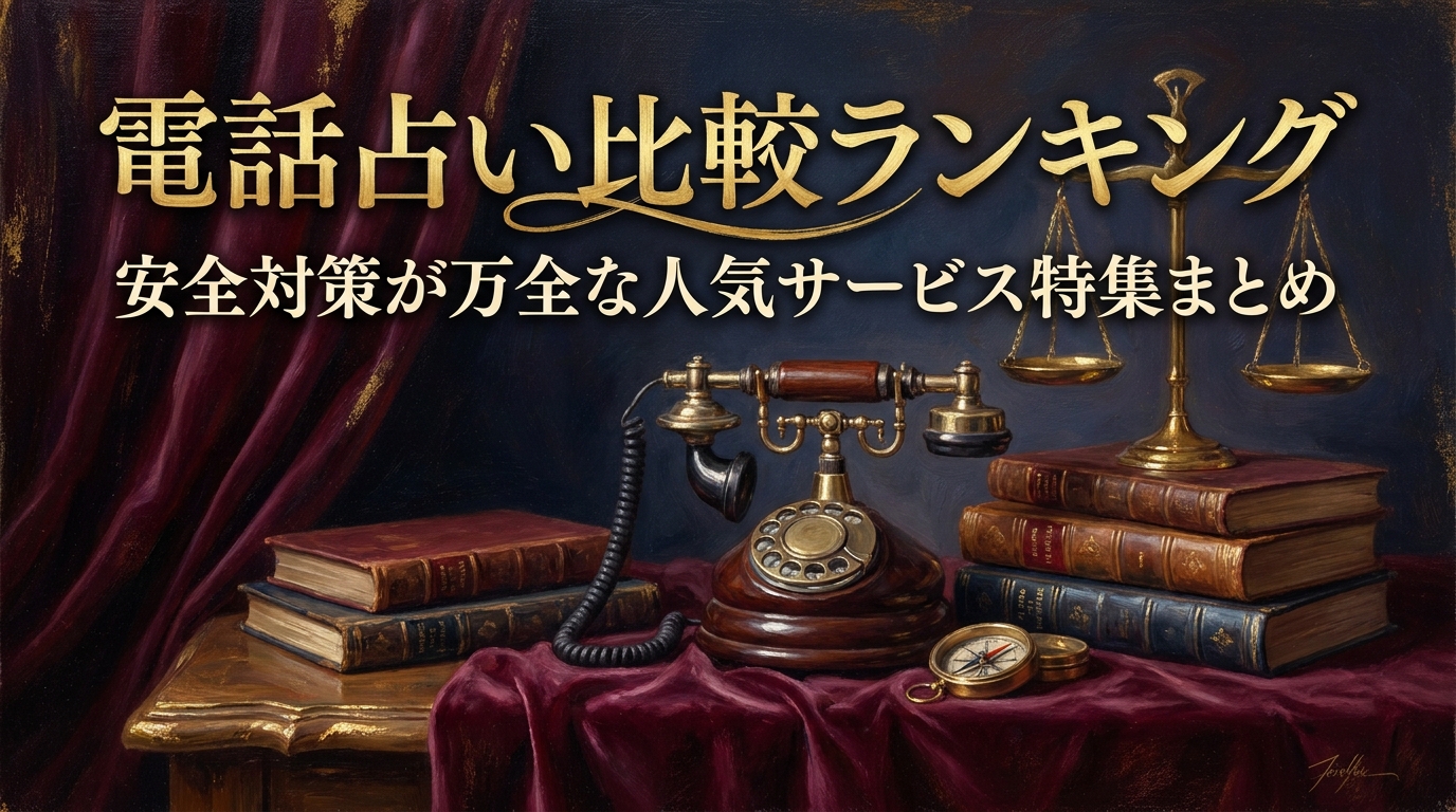 電話占い比較ランキング安全対策が万全な人気サービス特集まとめ