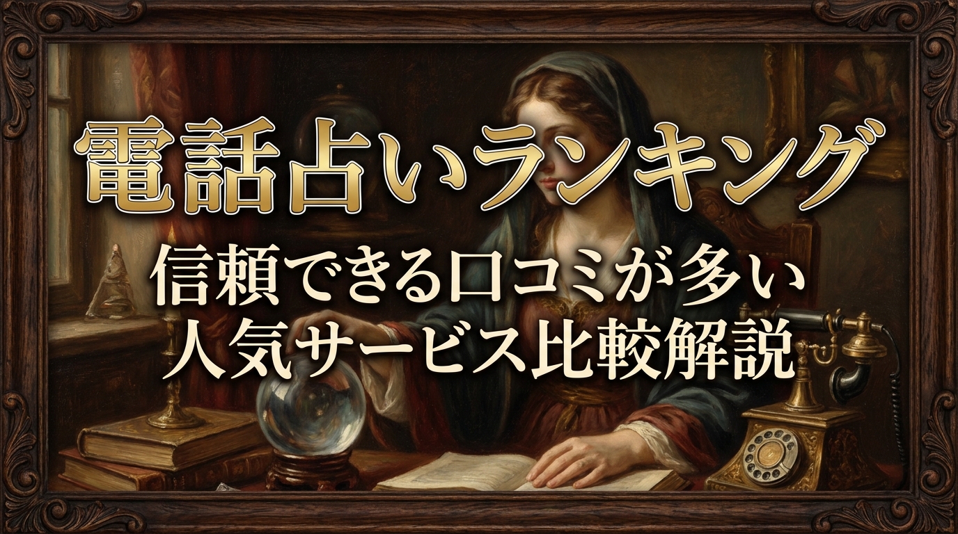 電話占いランキング信頼できる口コミが多い人気サービス比較解説