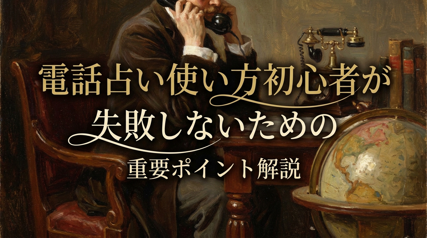 電話占い使い方初心者が失敗しないための重要ポイント解説
