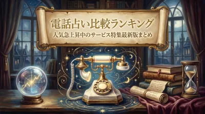 電話占い比較ランキング人気急上昇中のサービス特集最新版まとめ