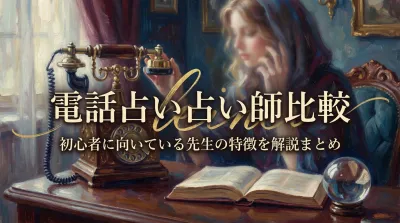 電話占い占い師比較初心者に向いている先生の特徴を解説まとめ