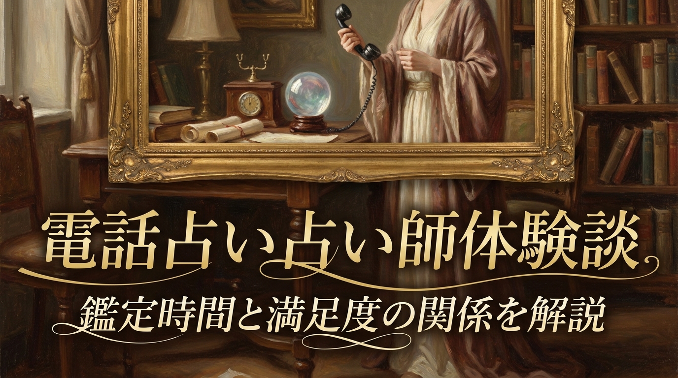 電話占い占い師体験談鑑定時間と満足度の関係を解説