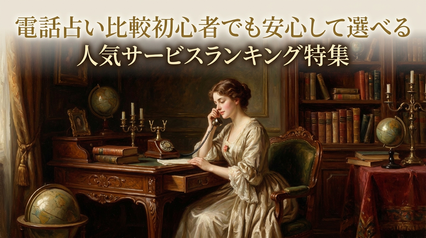 電話占い比較初心者でも安心して選べる人気サービスランキング特集