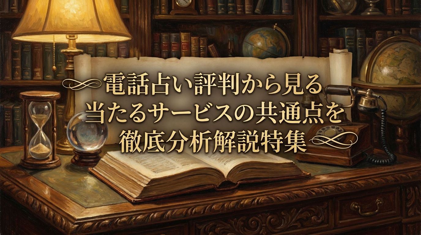 電話占い評判から見る当たるサービスの共通点を徹底分析解説特集